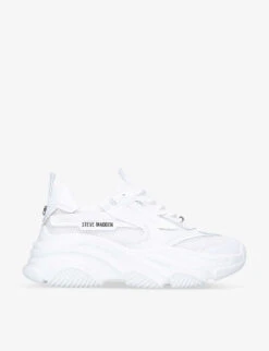 Steve Madden Possession Chunky-soled Mesh And Faux-leather Trainers