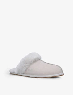 Ugg Scuffette II Shearling-lined Suede Slippers -Dune Shop R03899475 BEIGE ALT02