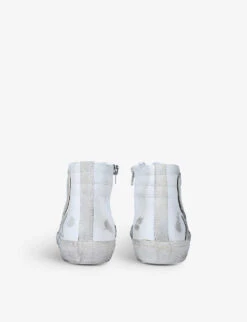 Golden Goose Women’s Slide 10276 Leather High-top Trainers -Dune Shop R03900950 WHITEOTH ALT03