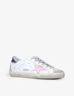 Golden Goose Women’s Superstar 81482 Leather And Suede Low-top Trainers 8 Golden Goose Women’s Superstar 81482 Leather And Suede Low-top Trainers -Dune Shop R03900960 WHITEOTH ALT02