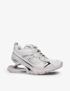 Balenciaga Women’s X-Pander Panelled Shell And Mesh Trainers -Dune Shop R03904883 BEIGE ALT03