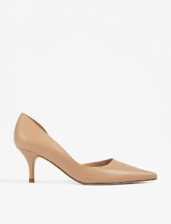 Hazel D'Orsay Pointed Suede Courts