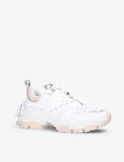 KG Kurt Geiger Limitless2 Vegan-leather And Mesh Low-top Trainers 9 KG Kurt Geiger Limitless2 Vegan-leather And Mesh Low-top Trainers -Dune Shop R03922193 WHITE ALT02