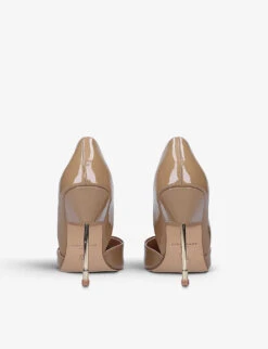 Kurt Geiger London Bond Patent-leather Courts -Dune Shop R03929493 CAMEL ALT03