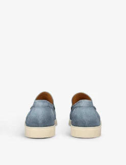 Magnanni Paraiso Slip-on Suede Loafers -Dune Shop R03929566 BLUE ALT03