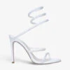 Cleo Crystal-embellished Leather Heeled Sandals -Dune Shop R03929919 WHITE M