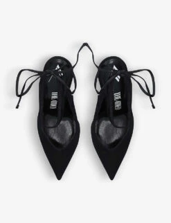 Venus Lace-up Slingback Leather Courts 7 Venus Lace-up Slingback Leather Courts -Dune Shop R03937954 BLACK ALT01