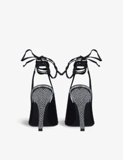 Venus Lace-up Slingback Leather Courts 9 Venus Lace-up Slingback Leather Courts -Dune Shop R03937954 BLACK ALT03