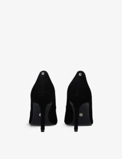 Carvela Classique Pointed-toe Suede Court Shoes -Dune Shop R03938484 BLACK ALT03