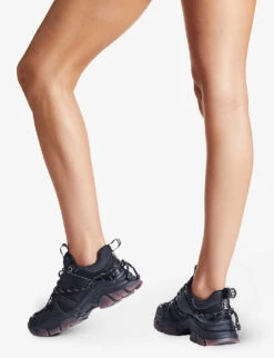 KG Kurt Geiger Limitless Chunky-soled Vegan-leather And Mesh Trainers 11 KG Kurt Geiger Limitless Chunky-soled Vegan-leather And Mesh Trainers -Dune Shop R03943529 BLACK ALT04