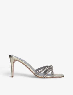 Nocturn Crystal-embellished Leather Sandals