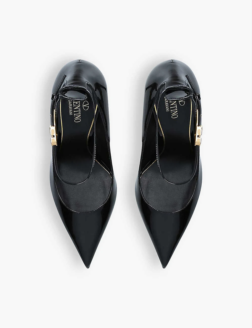 Valentino Garavani Tan Go Patent-leather Courts 4 Valentino Garavani Tan Go Patent-leather Courts - Image 2