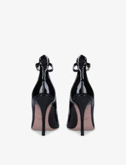 Valentino Garavani Tan Go Patent-leather Courts 10 Valentino Garavani Tan Go Patent-leather Courts -Dune Shop R03953907 BLACK ALT03