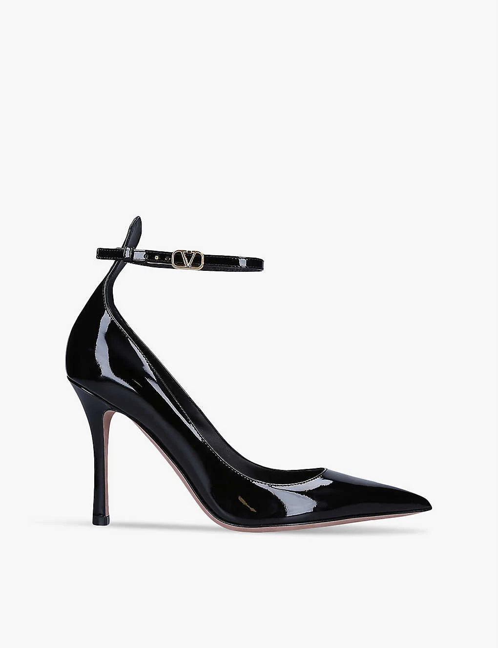 Valentino Garavani Tan Go Patent-leather Courts 3 Valentino Garavani Tan Go Patent-leather Courts