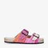 Manebi Yucatan Double-strap Jute Sandals 1 Manebi Yucatan Double-strap Jute Sandals -Dune Shop R03953948 PINKCOMB M