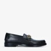 Gucci Cara Brand-hardware Leather Loafer 2 Gucci Cara Brand-hardware Leather Loafer -Dune Shop R03958273 BLACK M