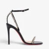 Christian Louboutin So Me 100 Leather Heeled Sandals -Dune Shop R03960189 BLACKSILVER M