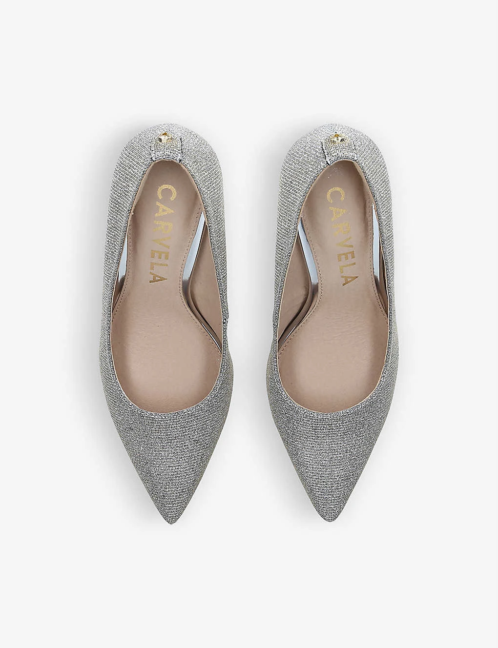 Carvela Classique Glitter-fabric Court Shoes 4 Carvela Classique Glitter-fabric Court Shoes - Image 2