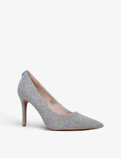 Carvela Classique Glitter-fabric Court Shoes 8 Carvela Classique Glitter-fabric Court Shoes -Dune Shop R03961342 SILVER ALT02