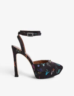 Kurt Geiger London Octavia Satin Platform Heels