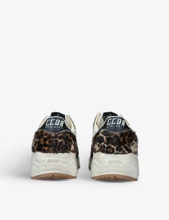 Golden Goose Running Sole 80302 Leopard-print Leather And Mesh Trainers 9 Golden Goose Running Sole 80302 Leopard-print Leather And Mesh Trainers -Dune Shop R03966752 DKBRNCOM ALT03