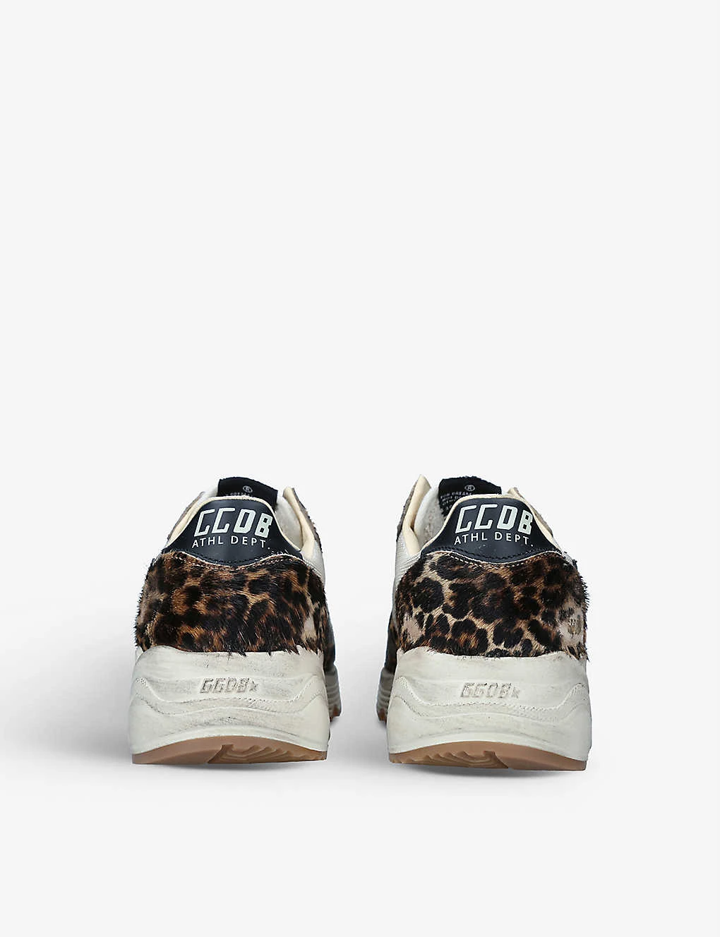 Golden Goose Running Sole 80302 Leopard-print Leather And Mesh Trainers 6 Golden Goose Running Sole 80302 Leopard-print Leather And Mesh Trainers - Image 4