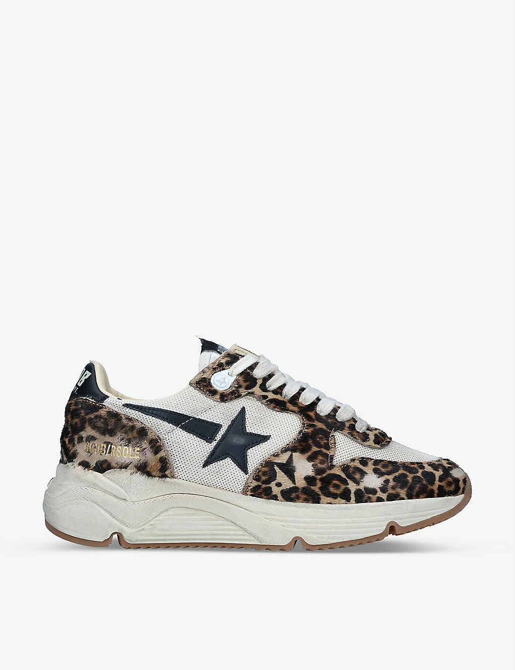 Golden Goose Running Sole 80302 Leopard-print Leather And Mesh Trainers 3 Golden Goose Running Sole 80302 Leopard-print Leather And Mesh Trainers