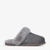 Ugg Caviar Scuffette II Textured Metallic Sheepskin Slippers -Dune Shop R03977494 OTHER M