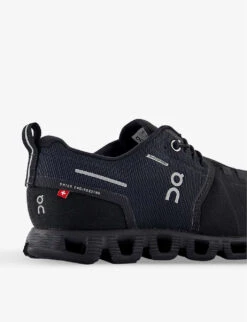 On Running Cloud 5 Waterproof Low-top Mesh Trainers -Dune Shop R03984346 ALLBLACKF ALT04