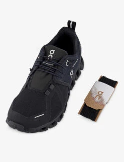 On Running Cloud 5 Waterproof Low-top Mesh Trainers -Dune Shop R03984346 ALLBLACKF ALT05