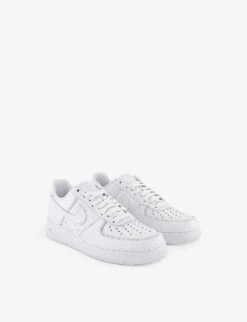 Nike Air Force 1 '07 Low-top Leather Trainers -Dune Shop R03984391 WHITEWHITEWHITE ALT02
