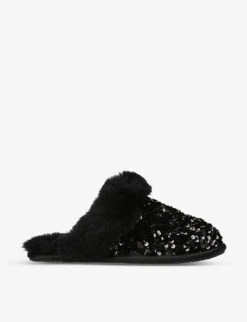 Ugg Scuffette II Sequin-embellished Sheepskin Slippers