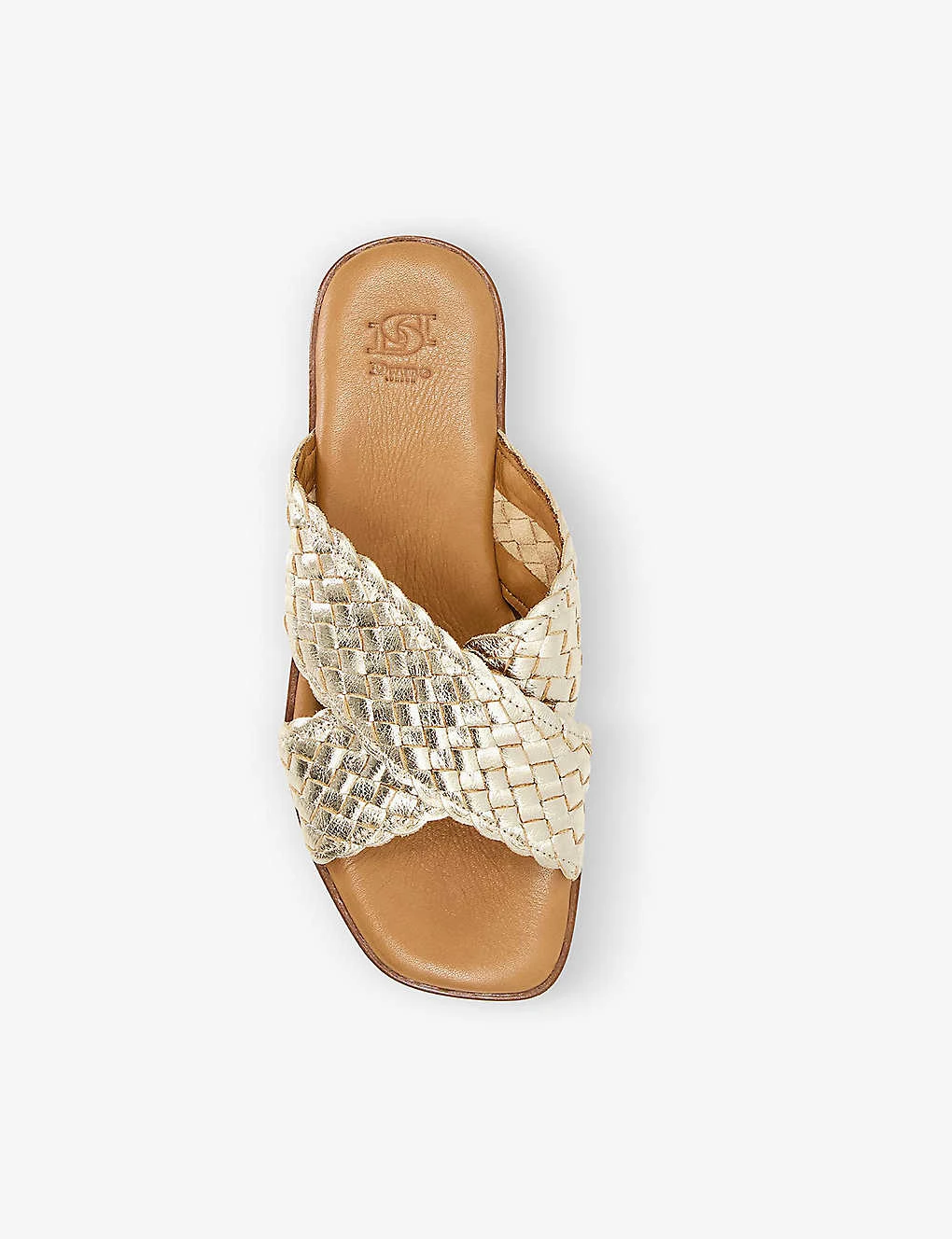 Dune Lexey Cross-over Woven-strap Leather Sandals 4 Dune Lexey Cross-over Woven-strap Leather Sandals - Image 2