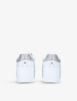 Carvela Connect Platform-sole Leather Trainers 9 Carvela Connect Platform-sole Leather Trainers -Dune Shop R04003593 WHITE ALT03
