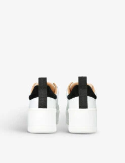 Carvela Connected Slips-on Leather Flatofrm Trainers -Dune Shop R04003597 WHITE ALT03