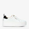 Carvela Connected Slips-on Leather Flatofrm Trainers -Dune Shop R04003597 WHITE M