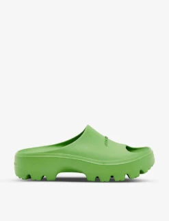 AllSaints Eclipse Flatform Rubber Sliders