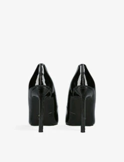 Steve Madden Vaze Faux Patent-leather Courts -Dune Shop R04058104 BLACK ALT03