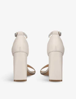 Steve Madden Airy Leather Heeled Sandals -Dune Shop R04058107 BONE ALT03