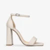 Steve Madden Airy Leather Heeled Sandals 2 Steve Madden Airy Leather Heeled Sandals -Dune Shop R04058107 BONE M