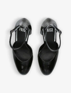 Paige Molly Patent Leather Platform Heels 7 Paige Molly Patent Leather Platform Heels -Dune Shop R04064386 BLACK ALT01