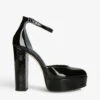 Paige Molly Patent Leather Platform Heels 2 Paige Molly Patent Leather Platform Heels -Dune Shop R04064386 BLACK M