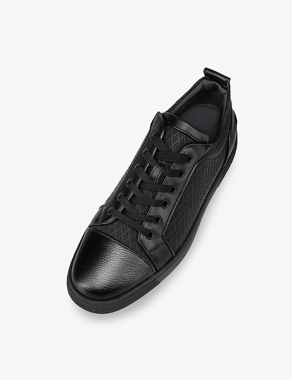 Christian Louboutin Louis Junior Orlato Leather And Mesh Low-top Trainers 4 Christian Louboutin Louis Junior Orlato Leather And Mesh Low-top Trainers - Image 2