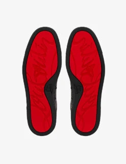 Christian Louboutin Louis Junior Orlato Leather And Mesh Low-top Trainers 11 Christian Louboutin Louis Junior Orlato Leather And Mesh Low-top Trainers -Dune Shop R04075711 BLACK ALT04