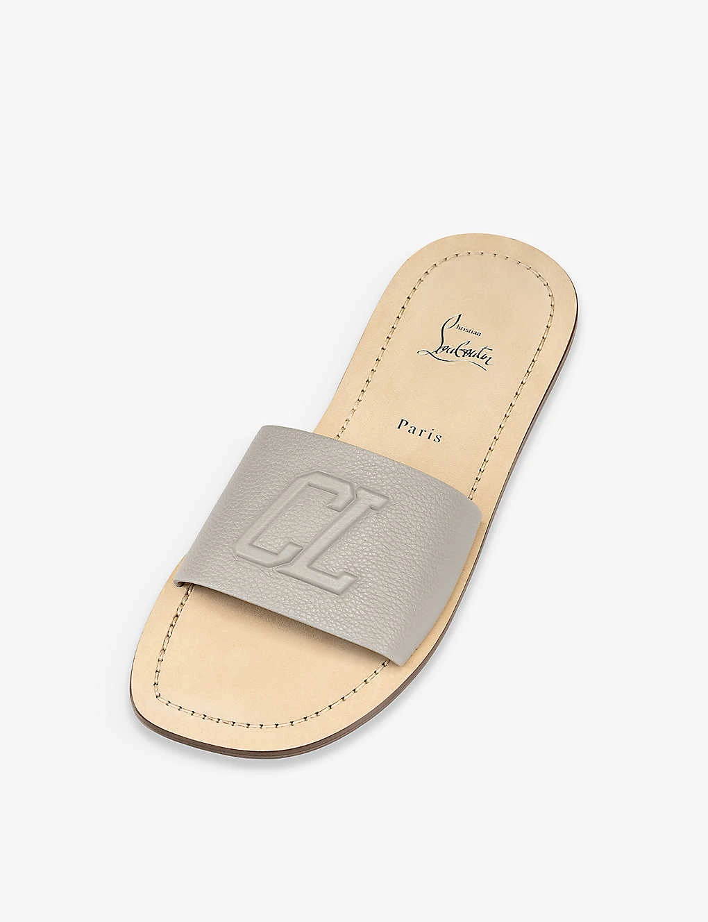 Christian Louboutin Varsicool Logo-embossed Leather Sandals 4 Christian Louboutin Varsicool Logo-embossed Leather Sandals - Image 2