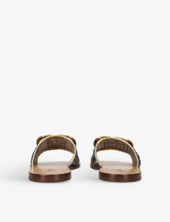 Valentino Garavani VLOGO Logo-plaque Leather Slides -Dune Shop R04077187 MULTOTHER ALT03