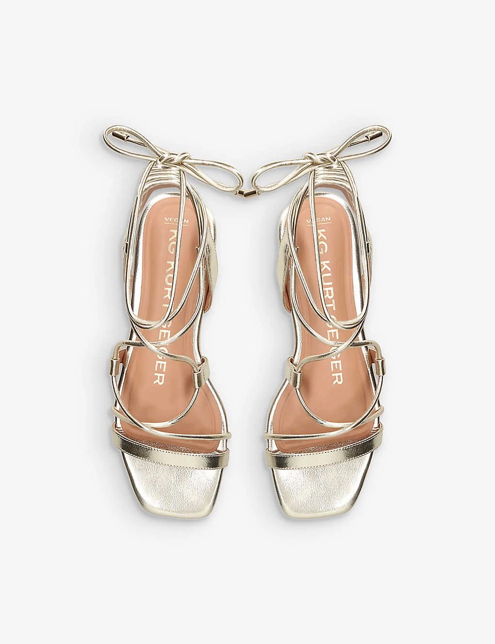 KG Kurt Geiger Riser Metallic Faux-leather Sandals 3 KG Kurt Geiger Riser Metallic Faux-leather Sandals - Image 2