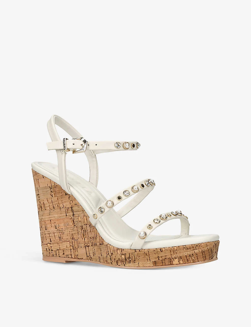 Carvela Precious Embellished Leather Wedges 5 Carvela Precious Embellished Leather Wedges - Image 3