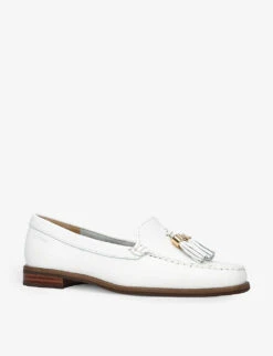 Crewe Tassel-trim Leather Loafers 8 Crewe Tassel-trim Leather Loafers -Dune Shop R04089062 WHITE ALT02
