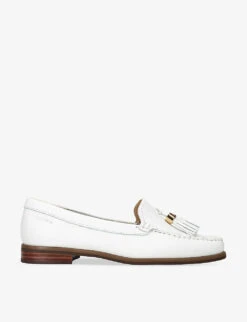 Crewe Tassel-trim Leather Loafers